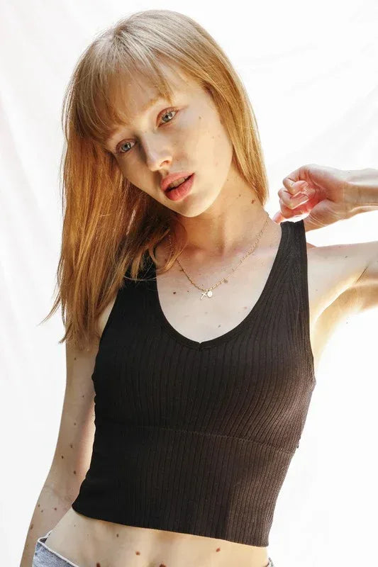 Support cropped tank - The Doll House Boutique