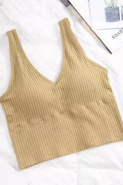 Support cropped tank - The Doll House Boutique