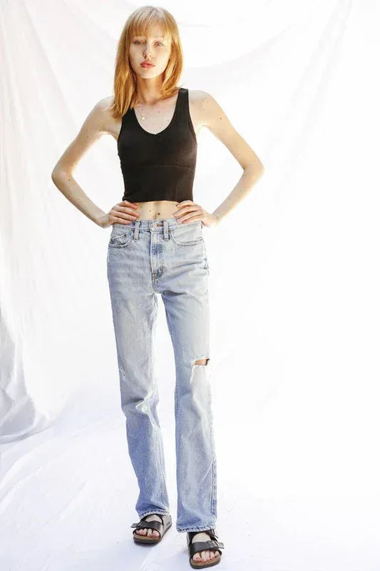 Support cropped tank - The Doll House Boutique