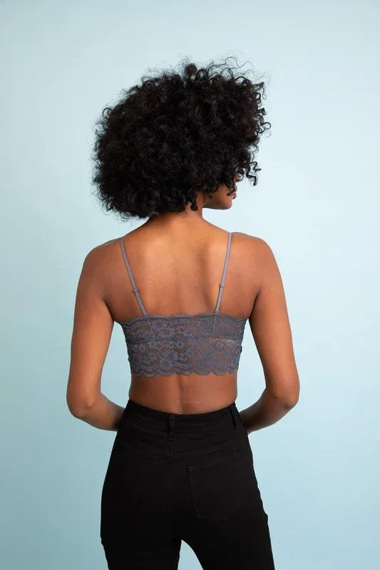 Wide Lace Bandeau - The Doll House Boutique