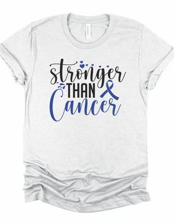 Stronger Than Cancer Awareness Tee - The Doll House Boutique
